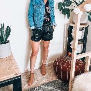 5/$30- Faux Leather Shorts
